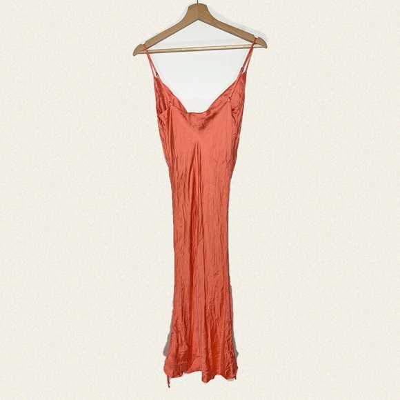 Wilfred Only Ruched Slip Dress - Picture 4 of 5
